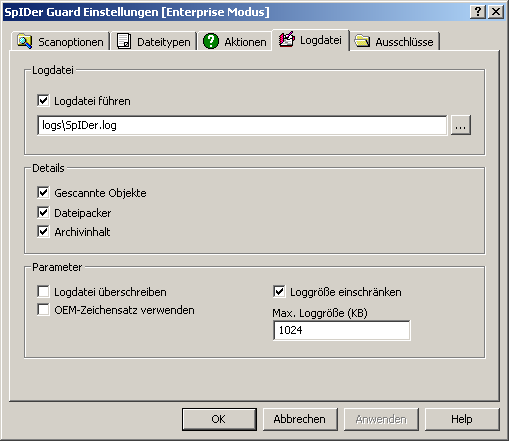 Антивирусный сторож SpIDer Guard® для Windows XP