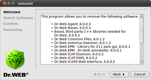 08 - ICAP GUI Uninst Welcome