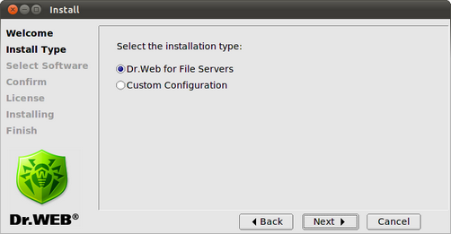 02 - Samba GUI Setup InstType