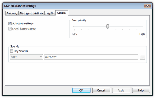 For details on a certain option, click a corresponding item in the picture. To get information on options available in other panes, click the necessary tab