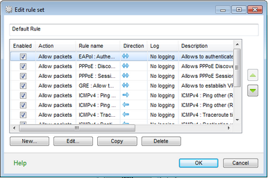 Dr.Web Firewall Settings For details on a certain option, click a corresponding item in the picture.