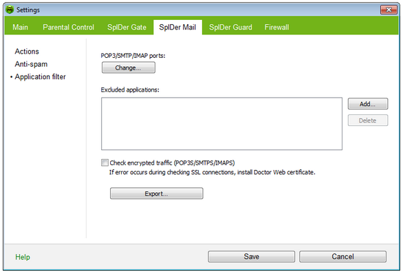 For details on a certain option, click a corresponding item in the picture.  To get information on options available in other pages, click the corresponding link in the picture.