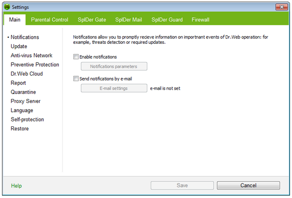 For details on a certain option, click a corresponding item in the picture.  To get information on options available in other pages, click the corresponding link in the picture.