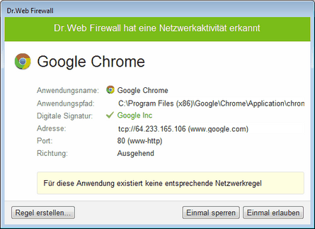 Dr.Web Firewall Dr.Web Firewall