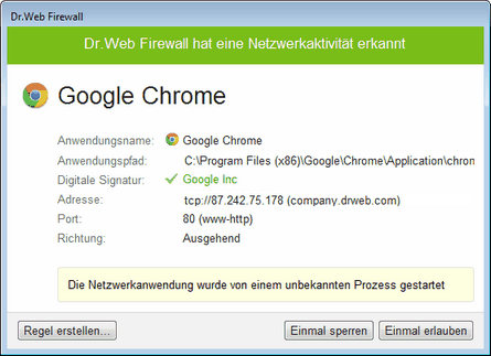 Dr.Web Firewall Dr.Web Firewall