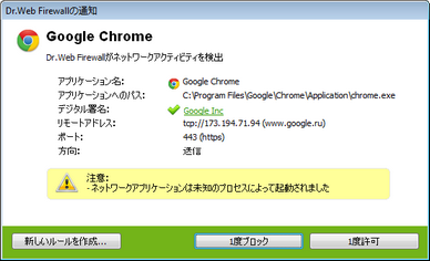 Dr.Web Firewall の学習
