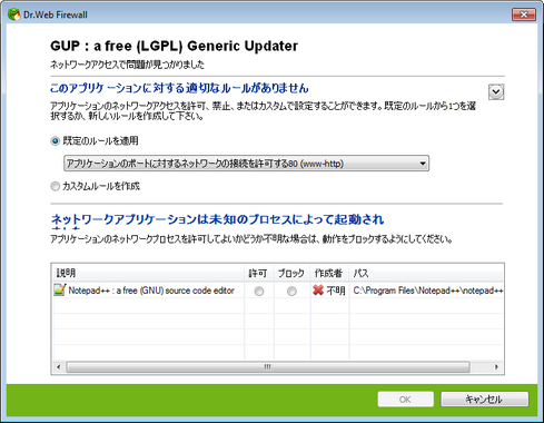 Dr.Web Firewall の学習