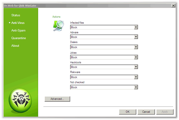 Anti-Virus section