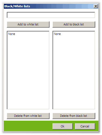 Black/White lists